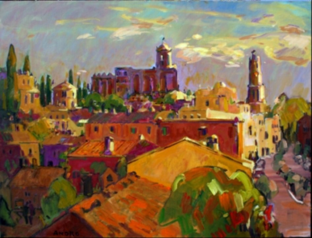 Girona from the wall