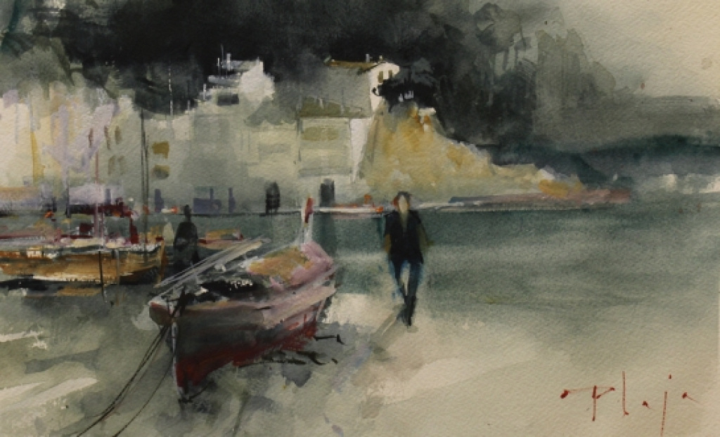 Boat in Calella
