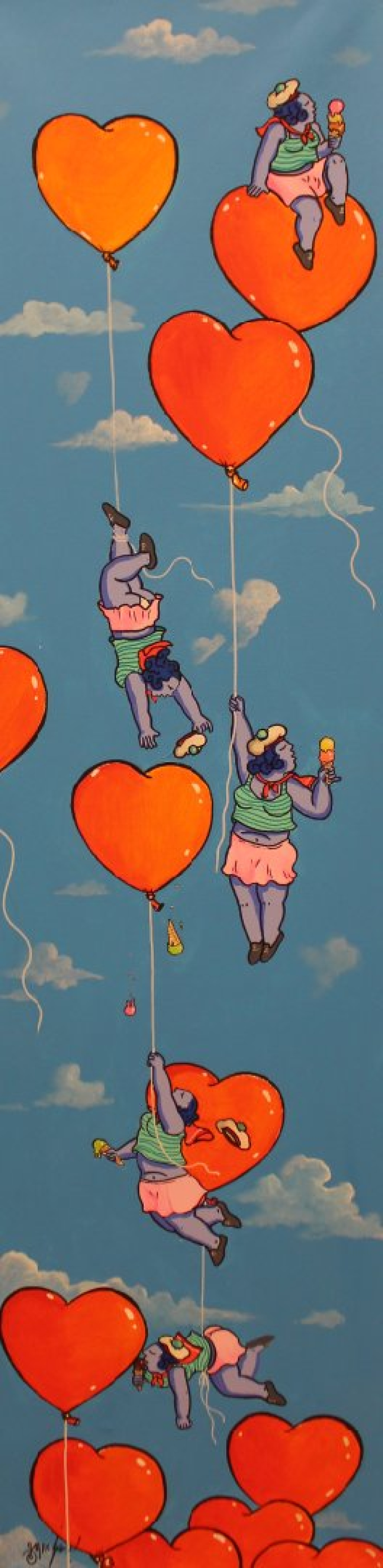 Hearts in the sky I