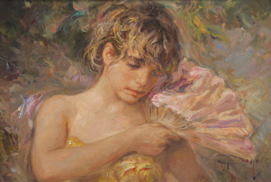 Boy with fan