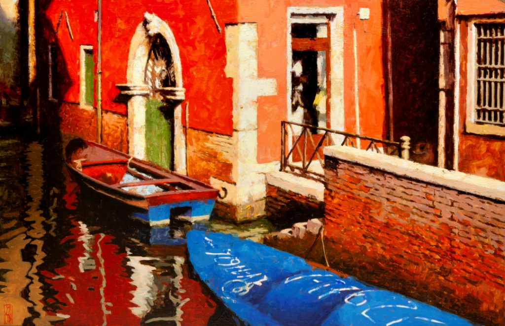 Reds in Venice