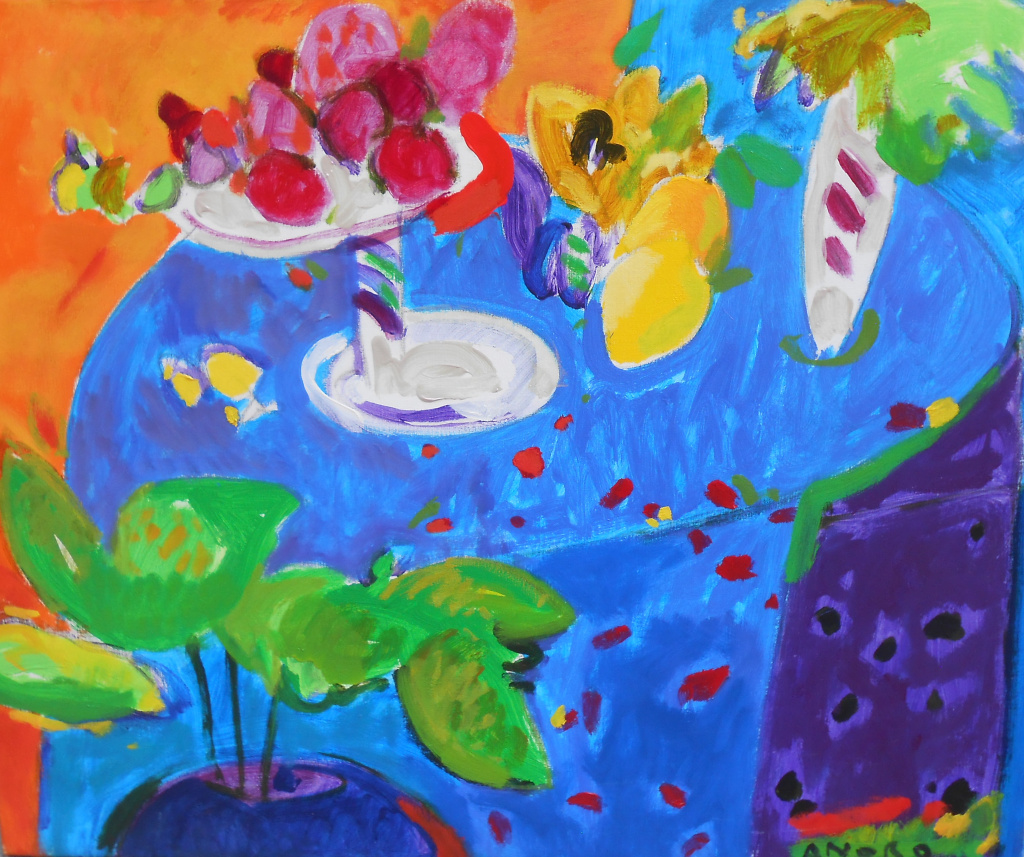 TABLE BLEUE