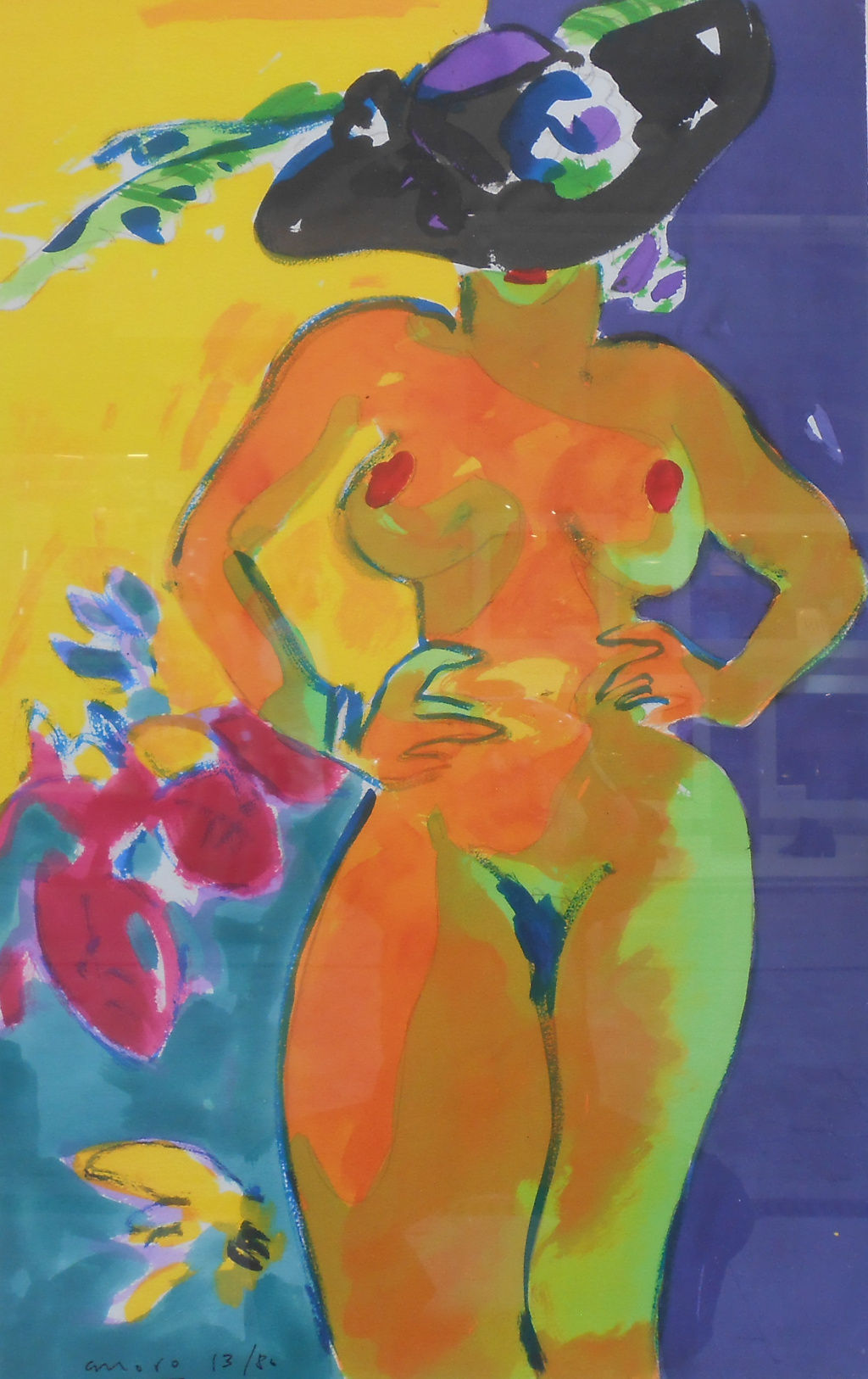 FEMME AVEC CAPELINE