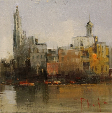 Girona from the river