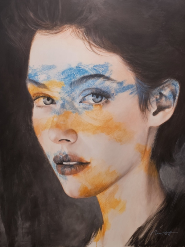 AZUL Y AMARILLO