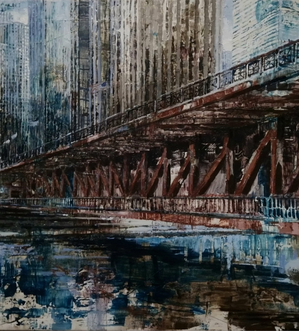 CHICAGO. RED BRIDGE