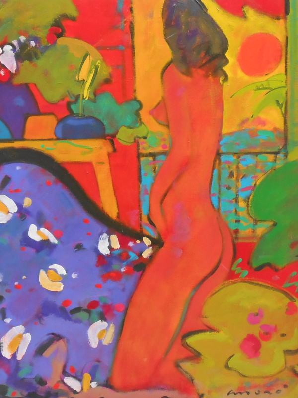 FEMME REGARDANT LE SOLEIL